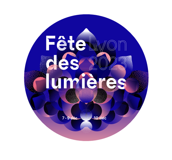 Vignette avec la mention Fête des Lumières Lyon 2023
