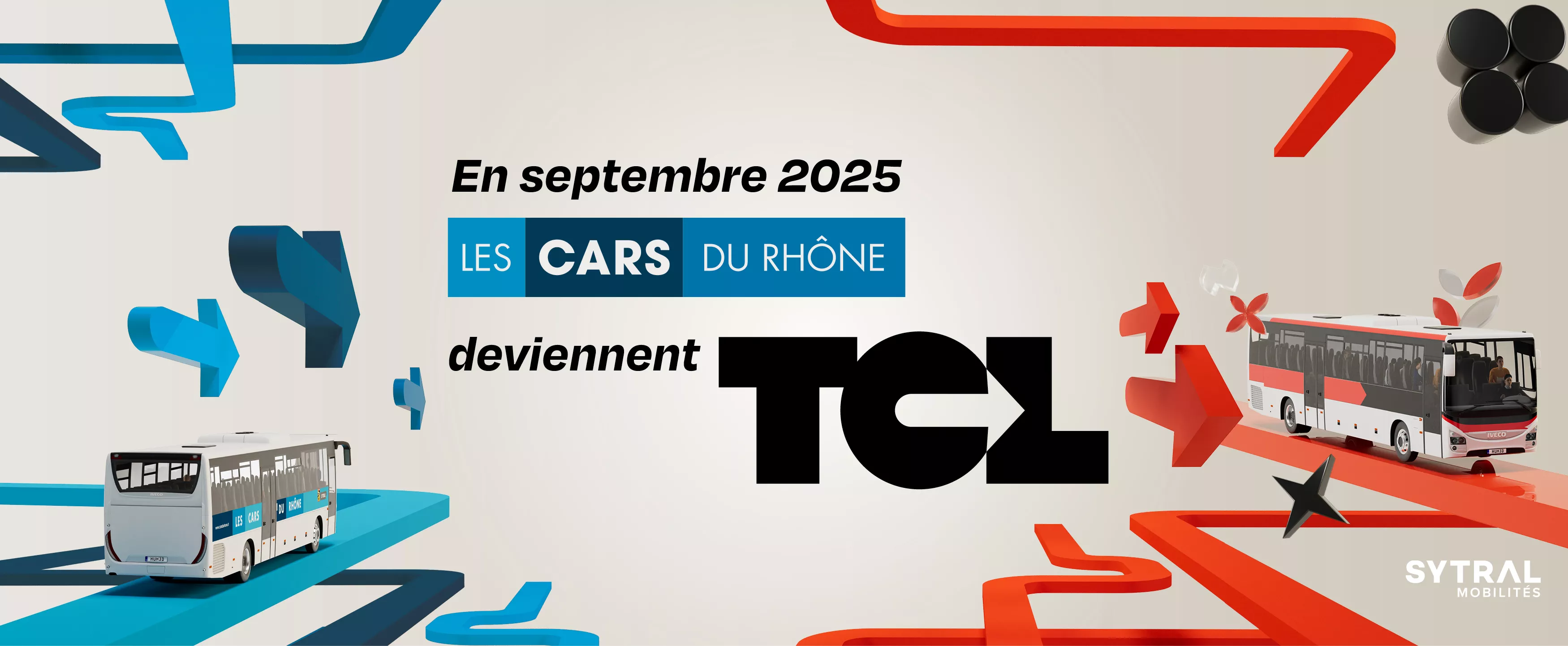 En septembre 2025, les cars du rhône deviennent TCL